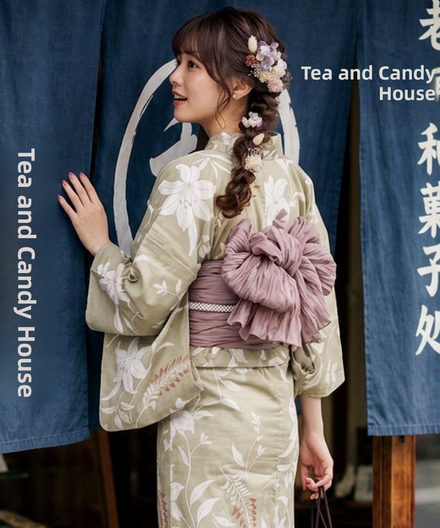 Kimono Yukata Cotton - Robe Traditionnelle Yukata Kimono en Coton