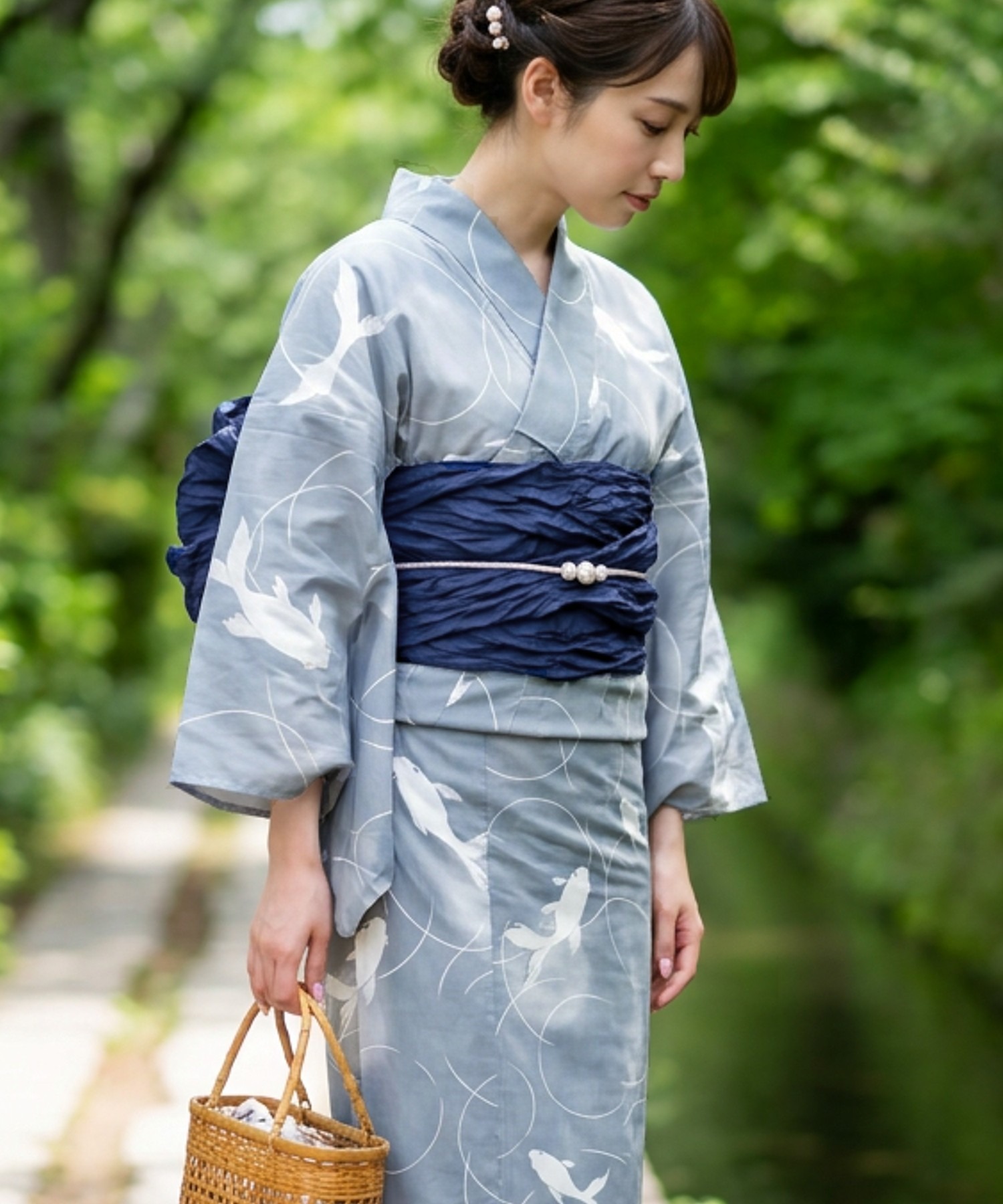 Kimono Yukata Cotton - Robe Traditionnelle Yukata Kimono en Coton