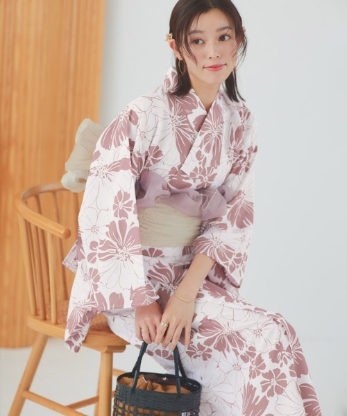 Kimono Yukata Cotton - Yukata Kimono Traditionnel en Coton et