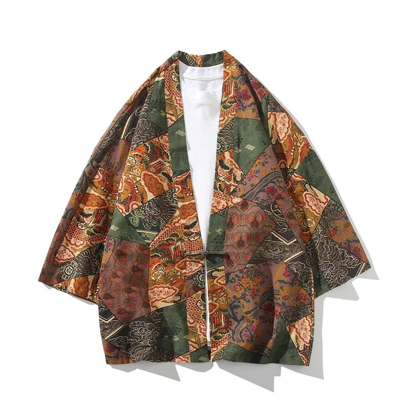 Kimono Yukata Cotton - Style ethnique imprimé Yukata hommes femmes