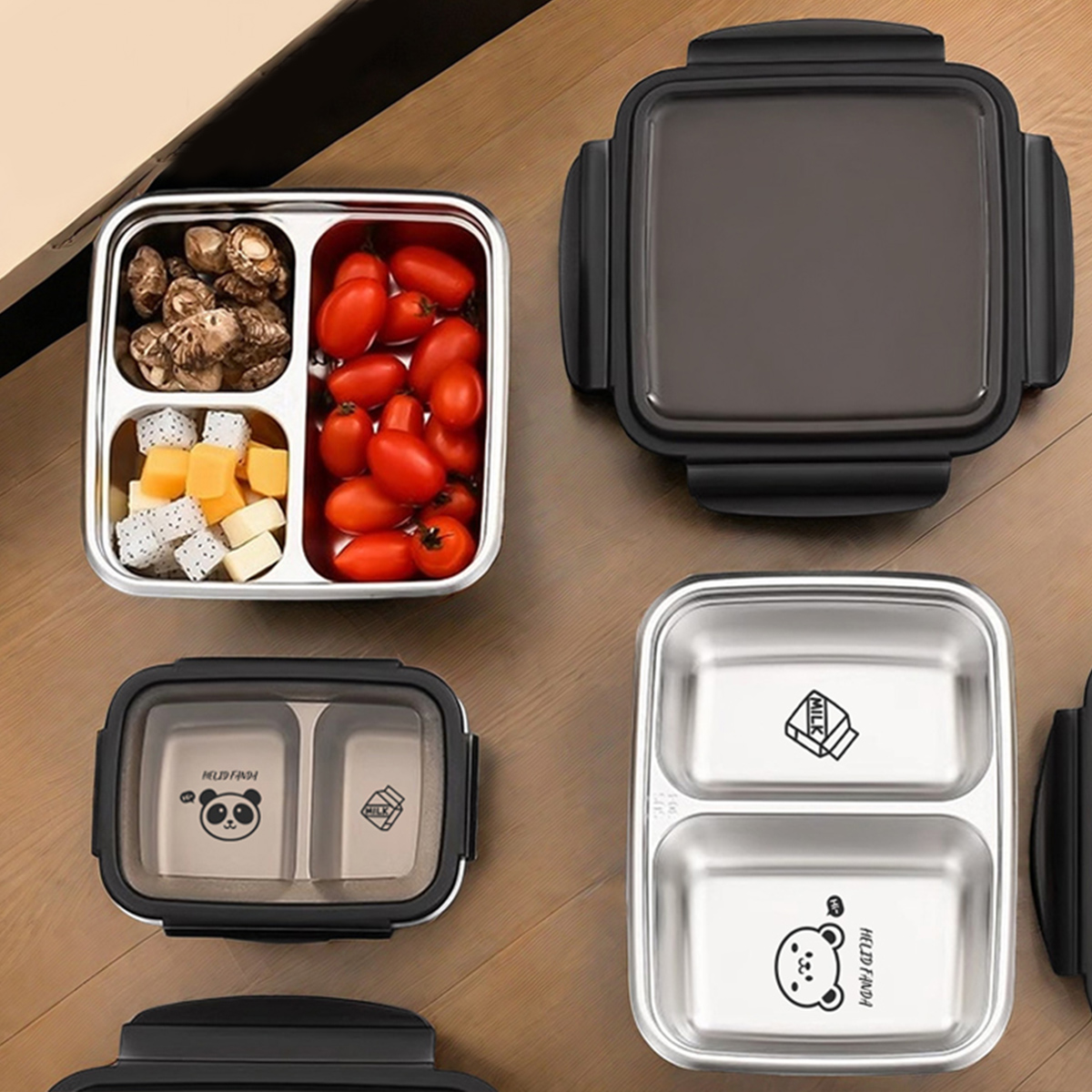 WORTHBUY 2/3 grilles 304 boîte - Bento Box Two Tier avis et prix