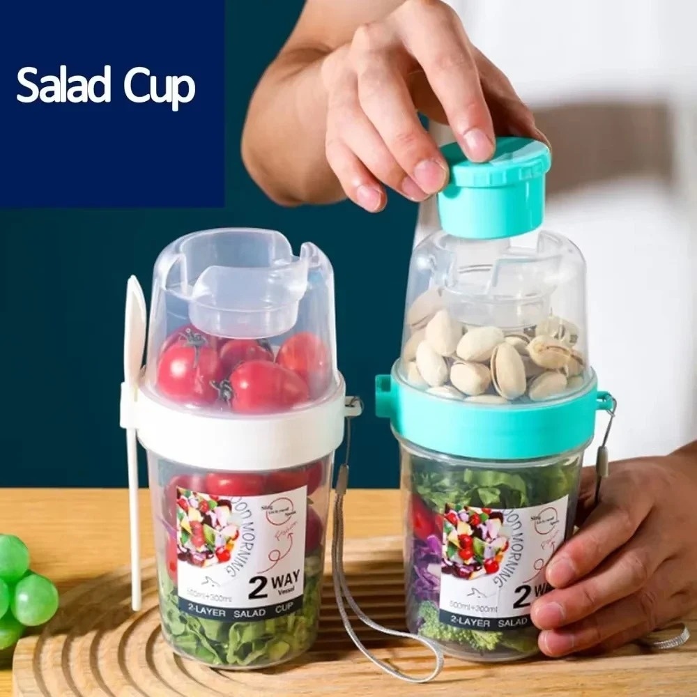 Tasse à salade Portable, tasse - Bento Box Two Tier avis et prix