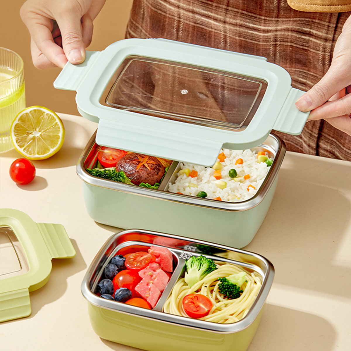 Boîte à déjeuner à compartimen - Bento Box Two Tier avis et prix