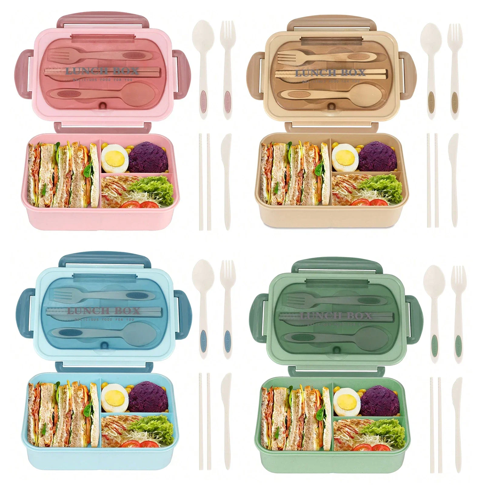 Boîte à déjeuner à 4 compartim - Bento Box Two Tier avis et prix
