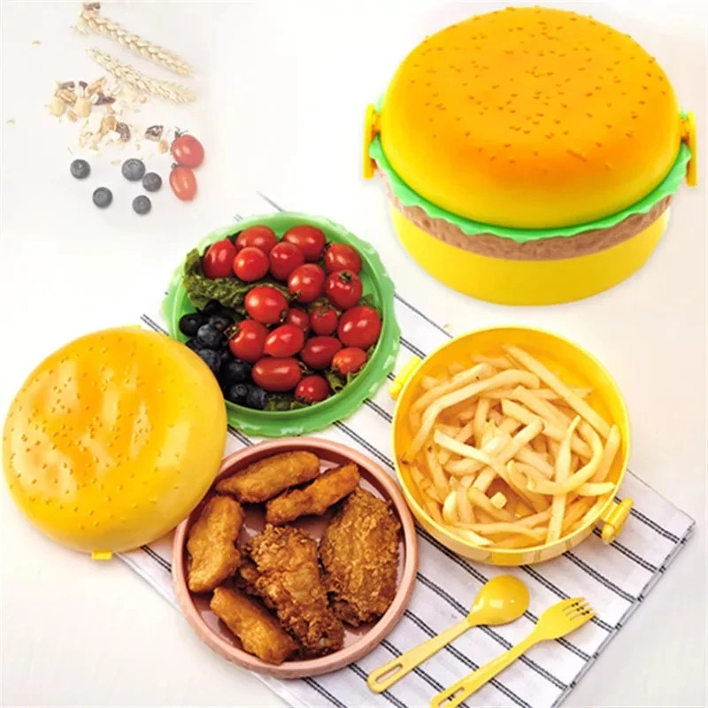 Boîte à déjeuner à Hamburger à - Bento Box Two Tier avis et prix