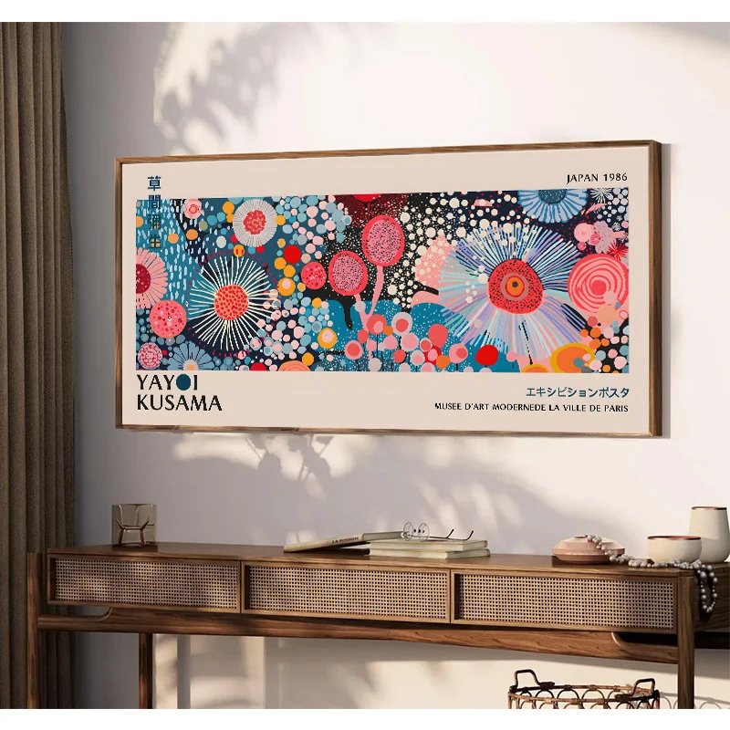 Yayoi Kusama – affiche d'expos - Japanese Lifestyle Youtube avis et prix