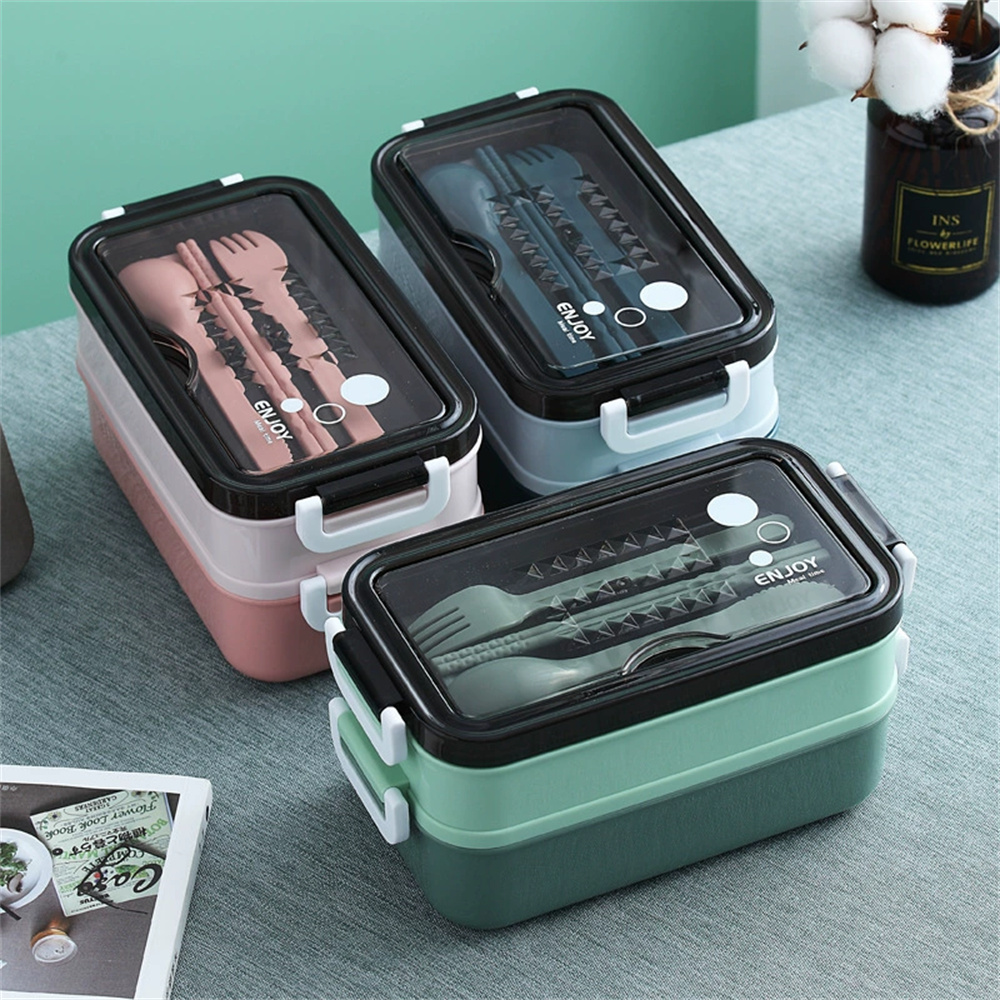 1 boîte à lunch double couche  - Bento Box Two Tier avis et prix