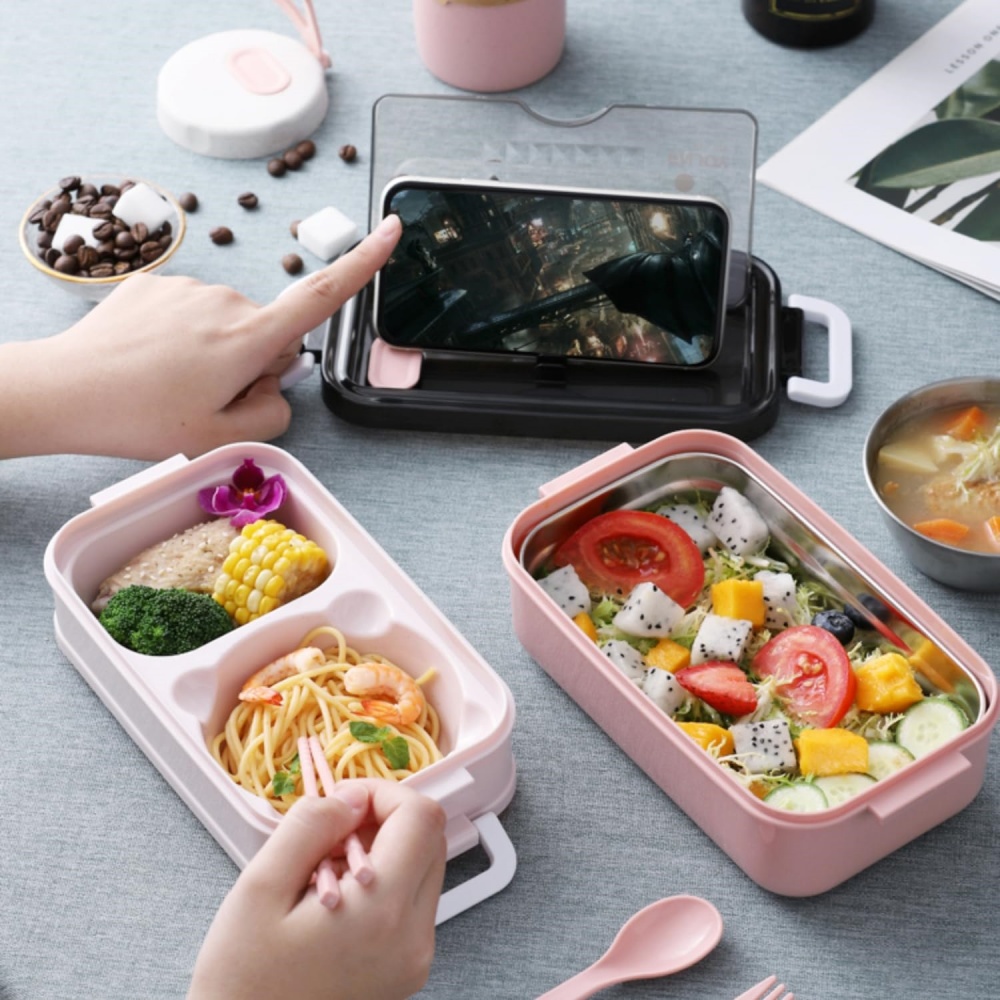 1 boîte à lunch double couche  - Bento Box Two Tier avis et prix