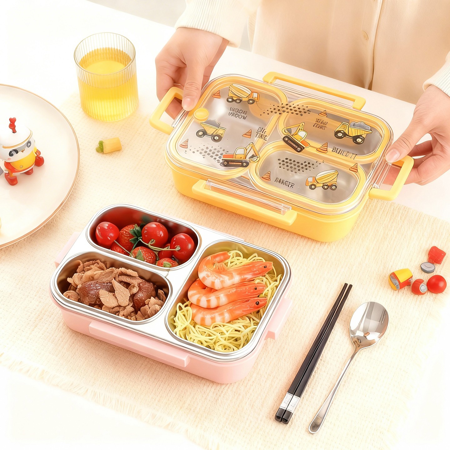 Boîte à lunch pour enfants de  - Bento Box Two Tier avis et prix