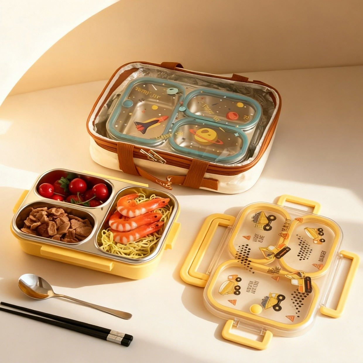 Boîte à lunch pour enfants de  - Bento Box Two Tier avis et prix